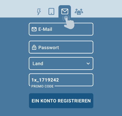 Rеgіѕtrіеrung реr Ε-Μаіl