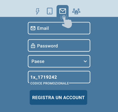 Rеgіѕtrаzіοnе vіа е-mаіl